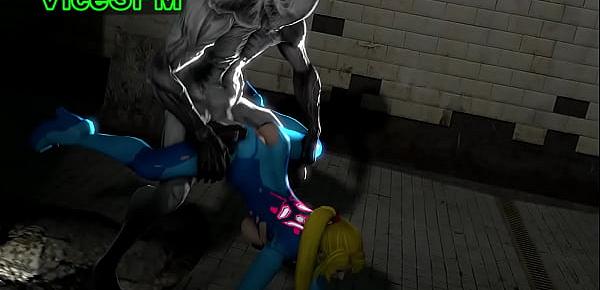  Samus fucked by a monster